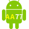 Aplicativo AA77 para Android