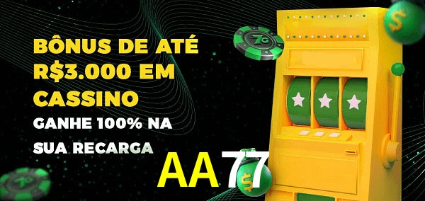AA77 melhor bônus de depósito
